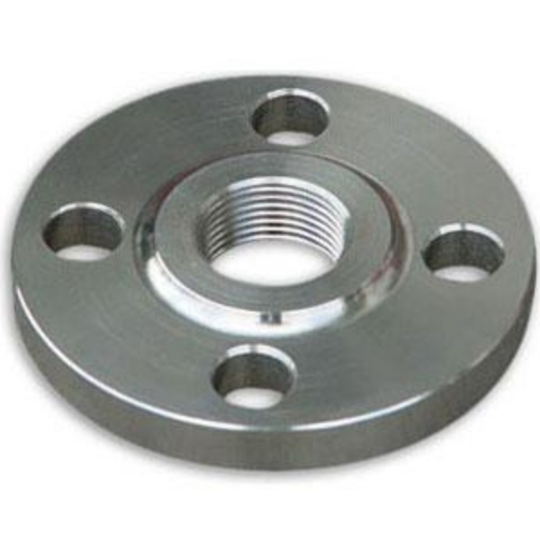 Threaded flanges consisting of a flange, a threaded part and a sealing surface of excellent quality